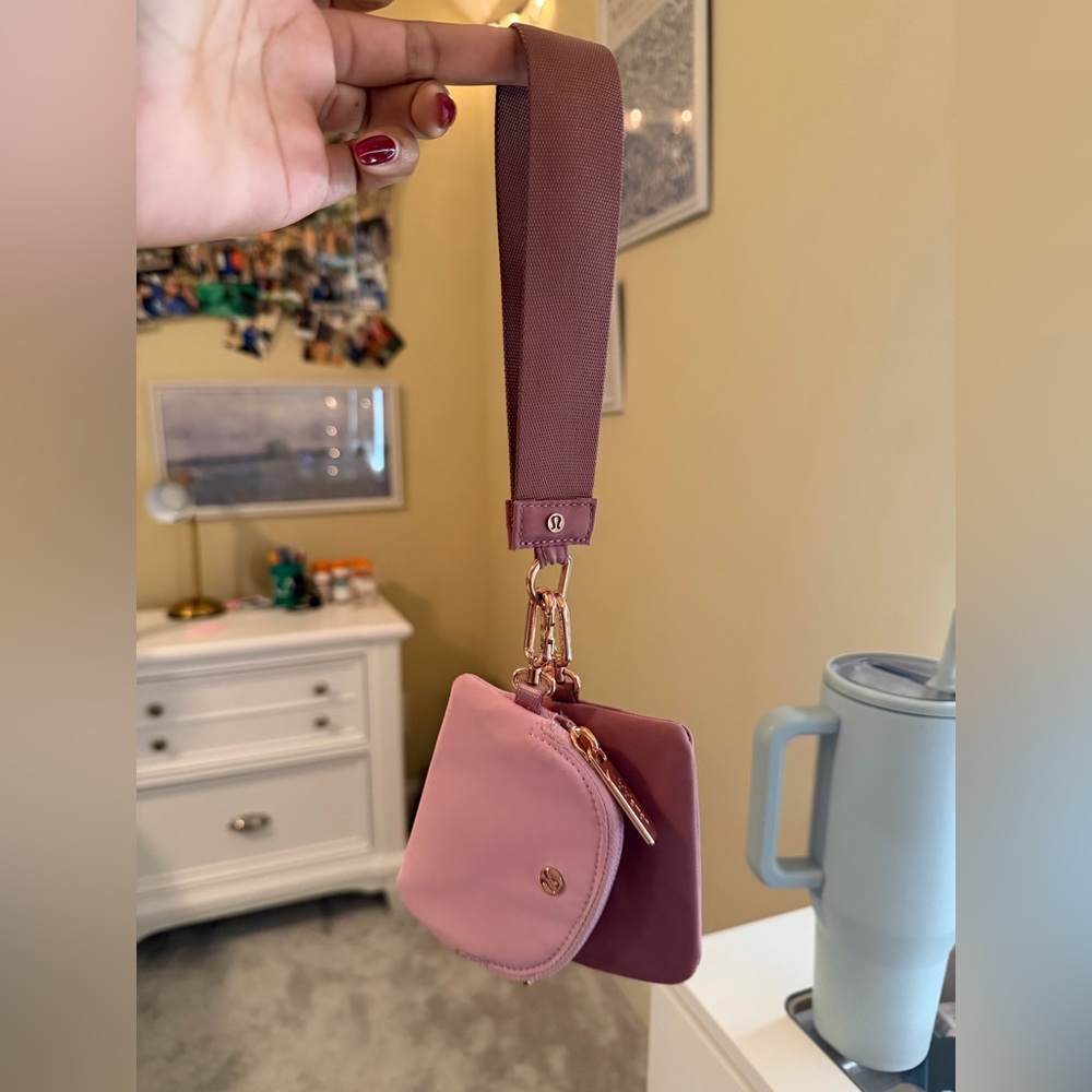 Lululemon dual wristlet